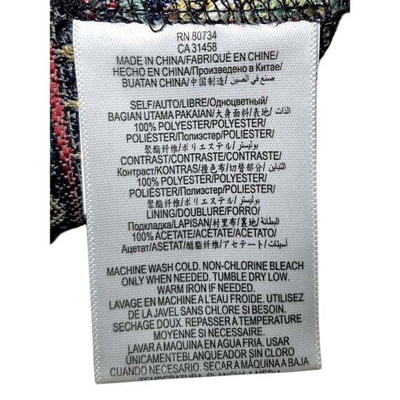 BCBGENERATION 12 Tapestry Print Tunic Dress Lightweight Sleevesless Multi Color - Picture 5 of 6